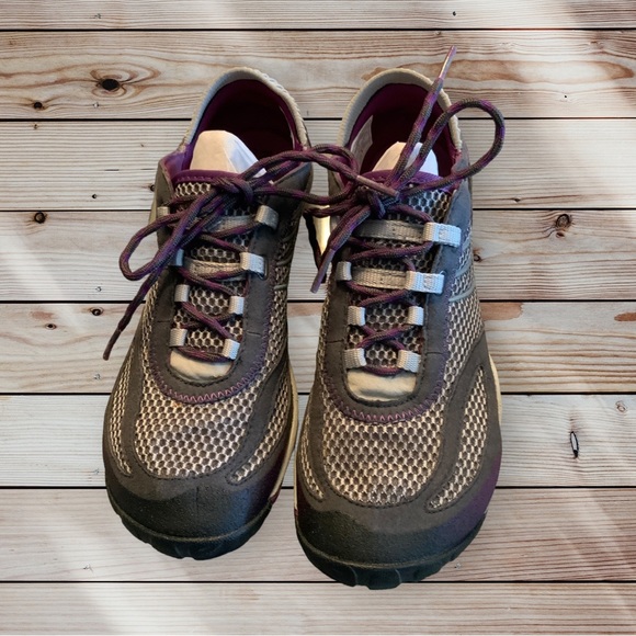 Merrell Shoes - Merrell Pace Glove Dark Shadow Purple Gray Water Resistant Shoes 8